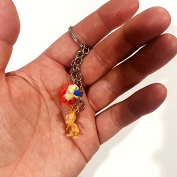 Ren & Stimpy Duo Keychain – 3.75 Inch Collectible Cartoon Keychain - Picture 5 of 6